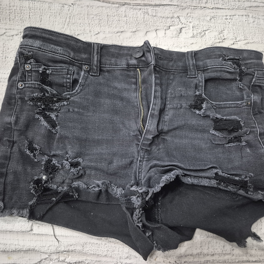 American Eagle Outfitters Black Denim Shorts